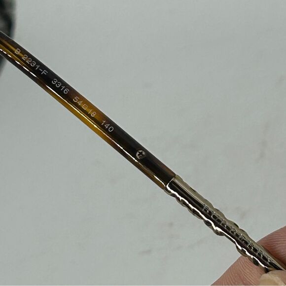 BURBERRY BE2231F Brown Gold sunglasses Optical nova Check plaid Frame 54mm 22 - Picture 14 of 16